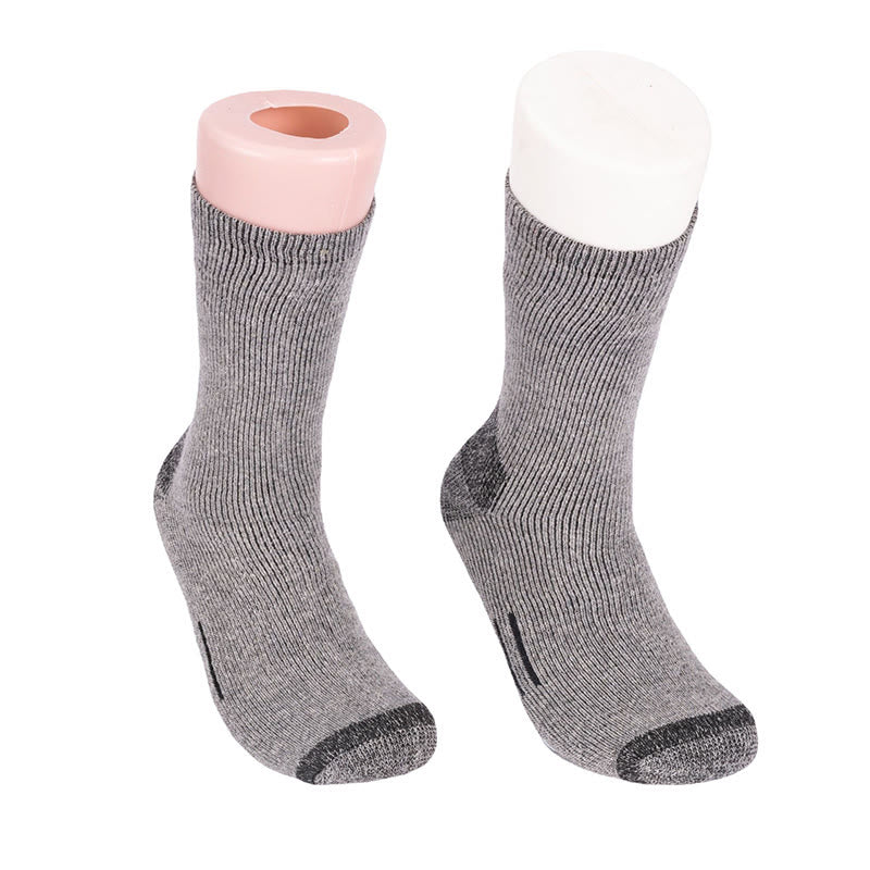 Chaussettes de ski chaudes grande taille (5 paires) - image 1