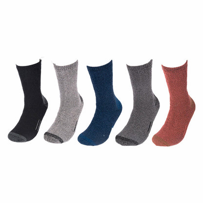 Chaussettes de ski chaudes mi-mollet (5 paires) - Multicolore - EU39-42 (US6-8.5) - image 0