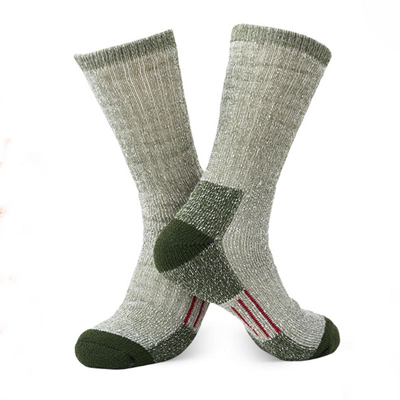 Chaussettes mi-mollet épaisses et douces grande taille (5 paires) - image 1