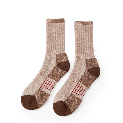 Chaussettes épaisses et douces à mailles serrées (5 paires) - Café - EU40-44 (US10-13) - image 2