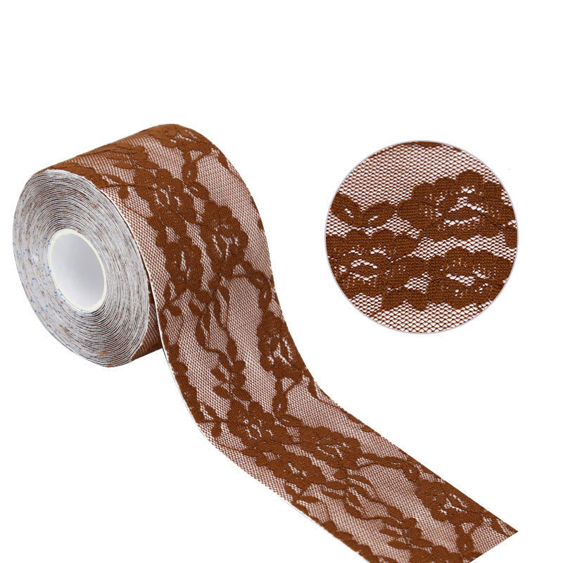 Ruban adhésif invisible jetable pour mamelons (2 rouleaux) - Brun - image 3