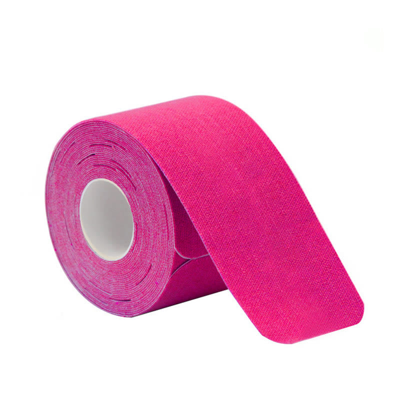 Ruban adhésif musculaire prédécoupé pour le sport (2 rouleaux) - Rose - Professionnel - image 2