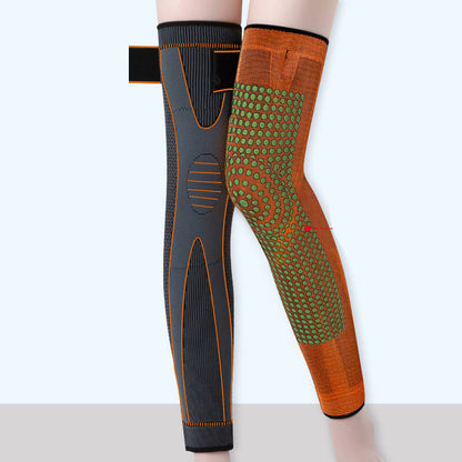 Manchon de cuisse chaud pour articulations grande taille - Orange - XL - image 1