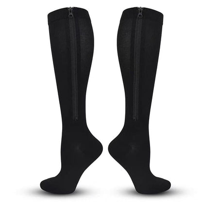 Chaussettes de compression classiques à fermeture éclair grandes tailles 2XL - 7XL (3 paires) - image 5