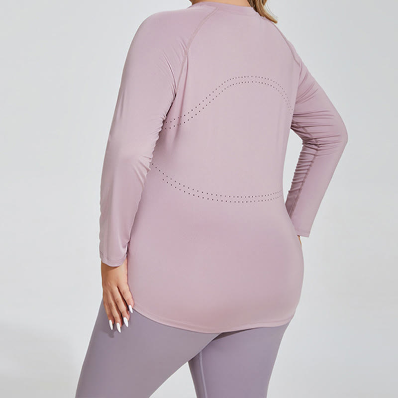 T-shirt de yoga de sport à manches longues - image 6