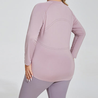 T-shirt de yoga de sport à manches longues - image 6