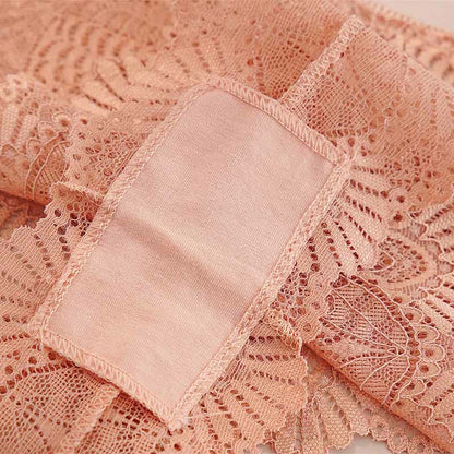 String sexy taille basse en dentelle grande taille (lot de 4)