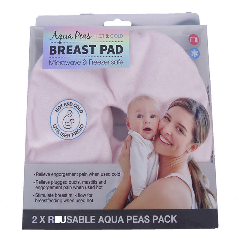 Coussinet d'allaitement réutilisable à compresse chaude et froide - Rose - image 6