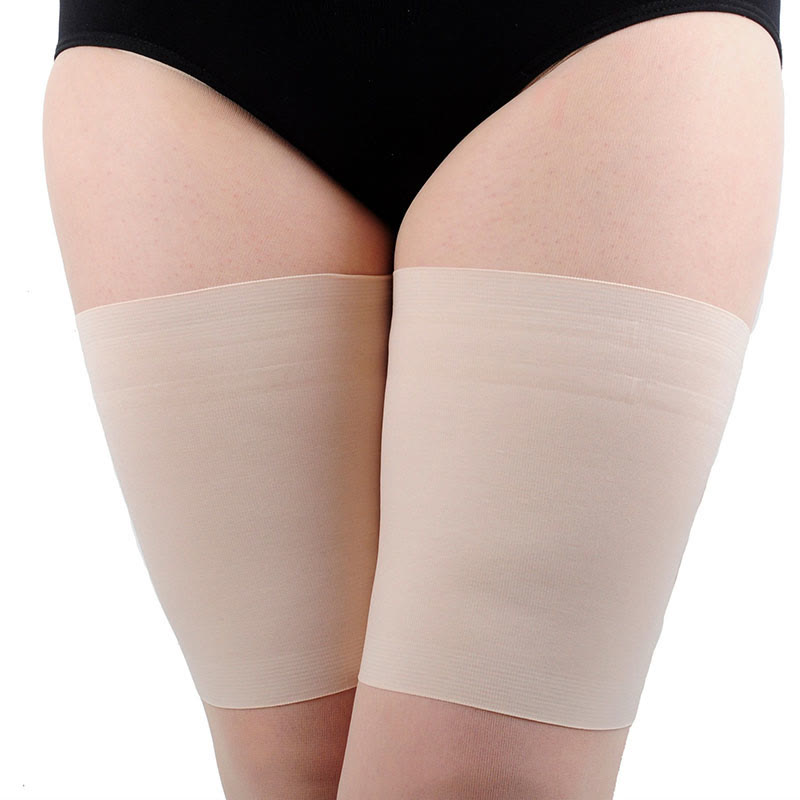 Manchons de cuisse élastiques antidérapants grande taille (3 paires)