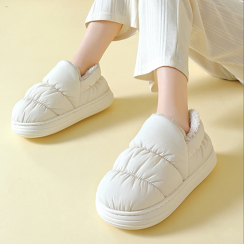 Chaussons imperméables à semelles épaisses grande taille - image 2