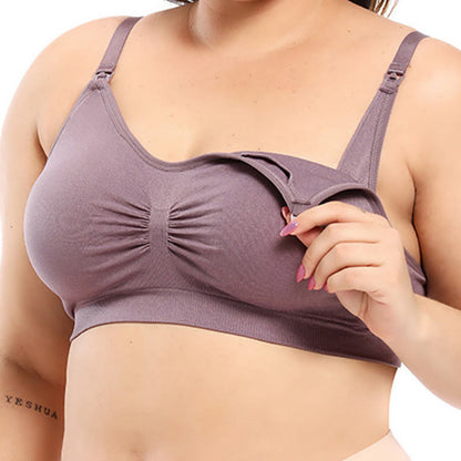 Soutien-gorge d'allaitement sans armatures grande taille