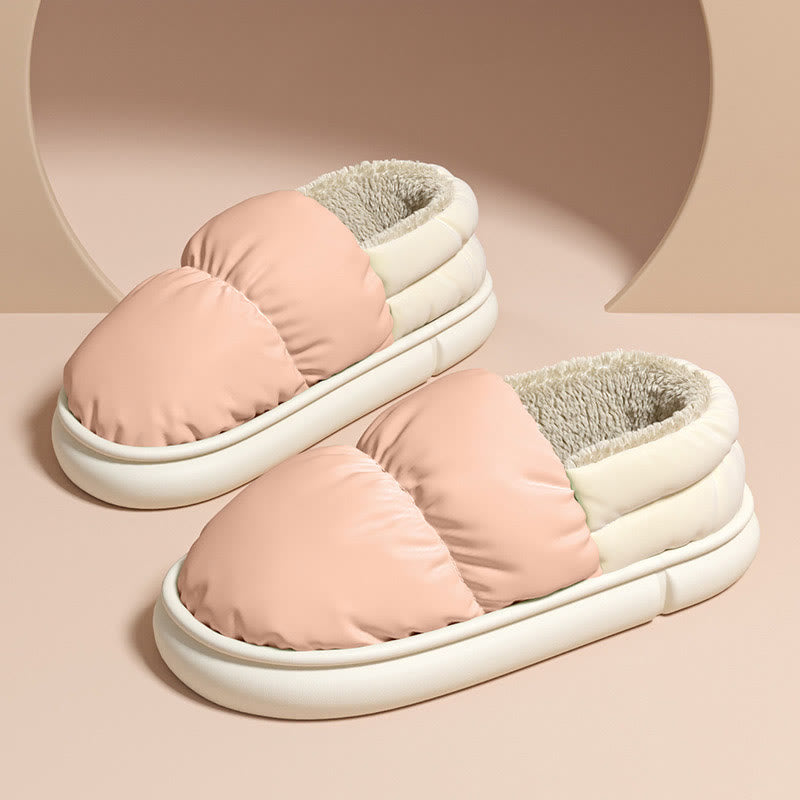 Chaussons chauds coupe-vent grande taille - Rose - EU43-44 (US9-10) - image 6