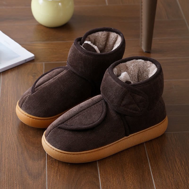 Chaussons chauds grande taille - Brun - EU45-46 (US11-12) - image 17