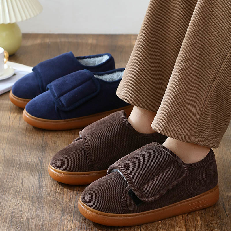 Chaussons antidérapants et réglables pour diabétiques grande taille - image 2