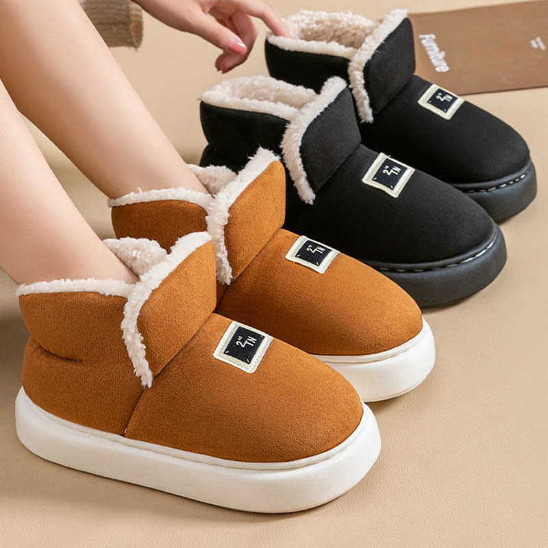 Chaussons souples en mousse à mémoire de forme grande taille - image 0