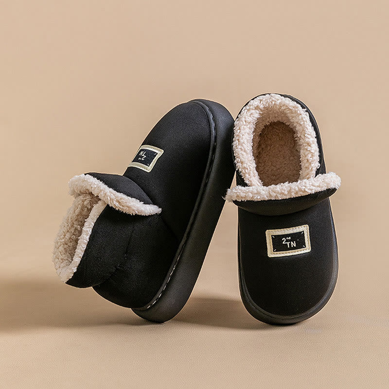 Chaussons souples en mousse à mémoire de forme grande taille - Noir - EU43-44 (US9-10) - image 9