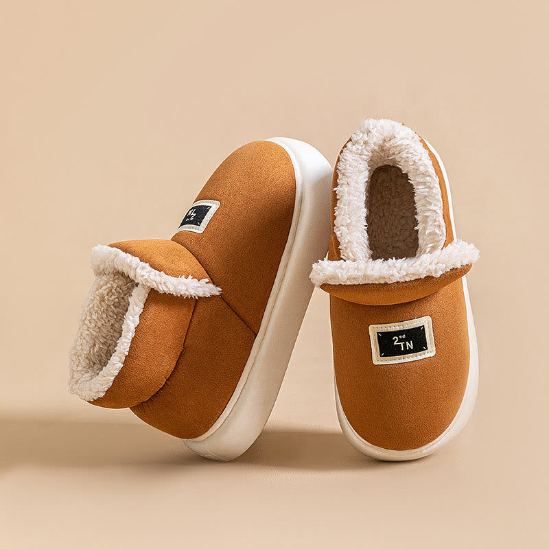 Chaussons souples en mousse à mémoire de forme grande taille - Café - EU43-44 (US9-10) - image 12