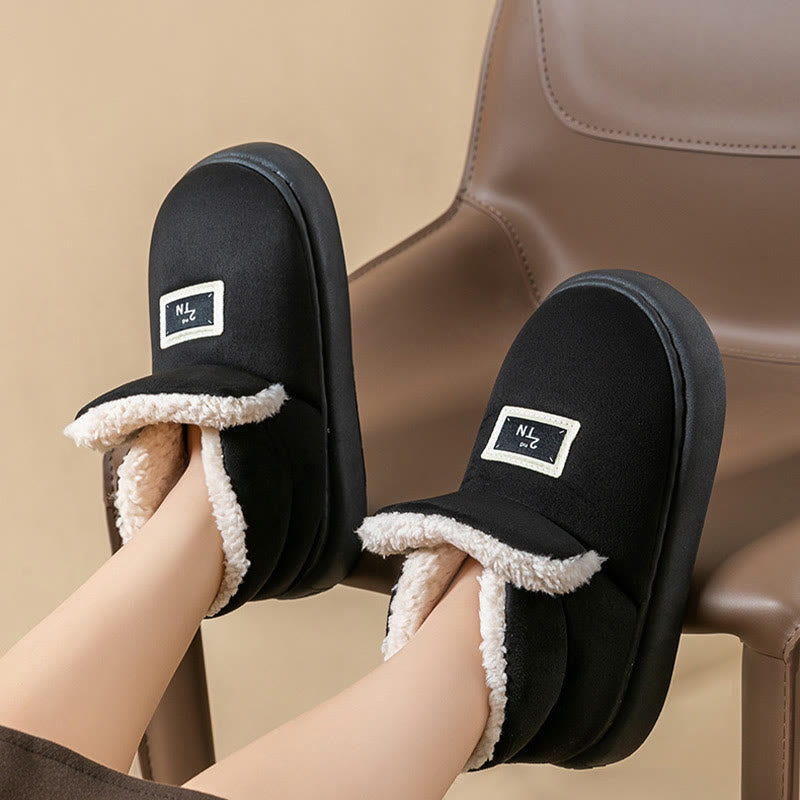 Chaussons souples en mousse à mémoire de forme grande taille - image 2