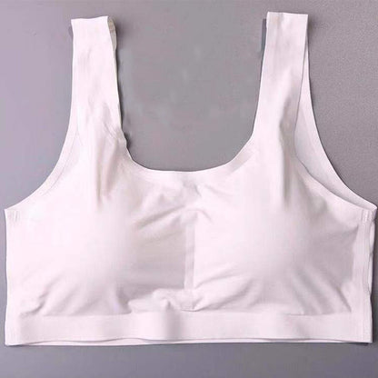 Soutien-gorge fin sans coutures et sans armatures - Blanc - 5XL - image 6