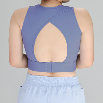 Soutien-gorge de sport sans fil résistant aux chocs grande taille