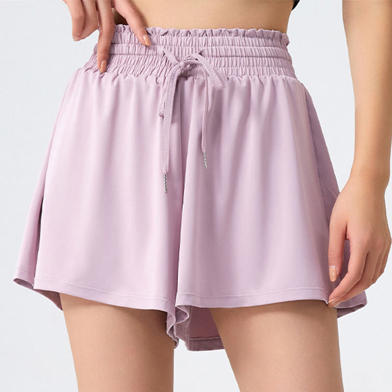 Short de sport grande taille à séchage rapide - Violet - 5XL - image 3