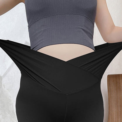Short de yoga de maternité à taille en V - image 6