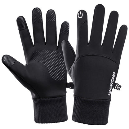 Gants chauds d'extérieur antidérapants - Noir - XL - image 0