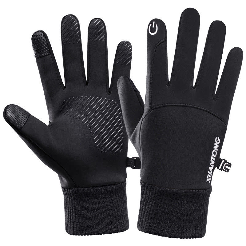 Gants chauds d'extérieur antidérapants - Noir - XL - image 0