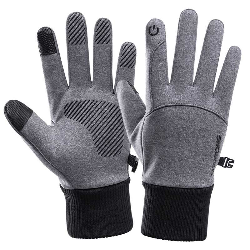 Gants chauds d'extérieur antidérapants - Gris - XL - image 6