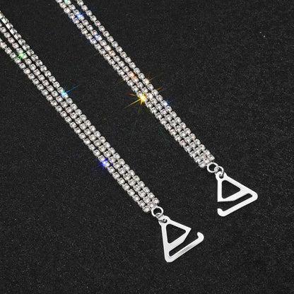 Chaîne de lingerie sexy en strass (3 paires)