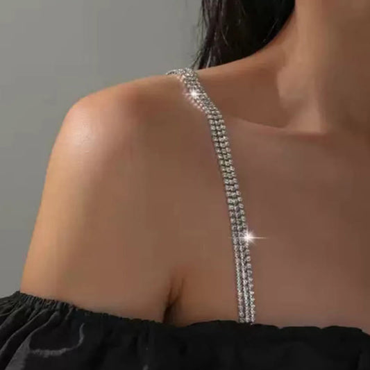 Chaîne de lingerie sexy en strass (3 paires) - image 0
