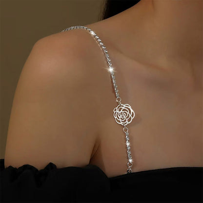 Chaîne de bandoulière sexy en strass (3 paires)
