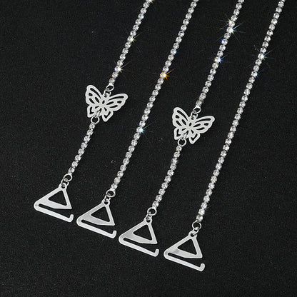 Chaîne de bandoulière sexy en strass (3 paires) - image 8