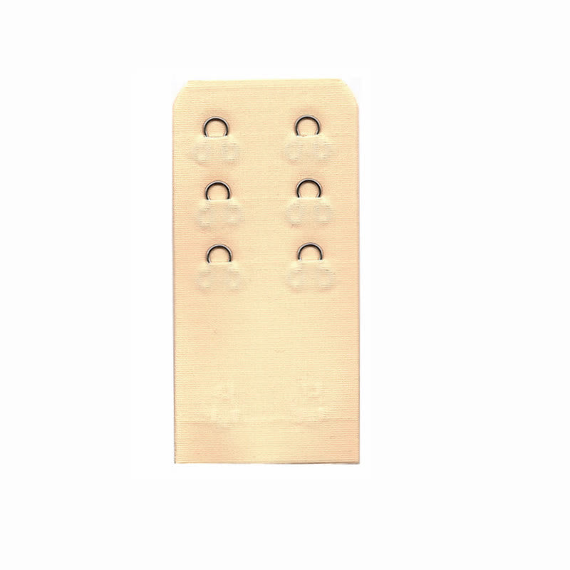 Boucles d'extension de soutien-gorge de couleur unie (6 pièces)