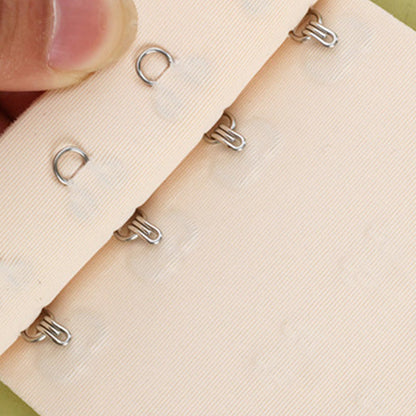 Boucles d'extension de soutien-gorge de couleur unie (6 pièces)