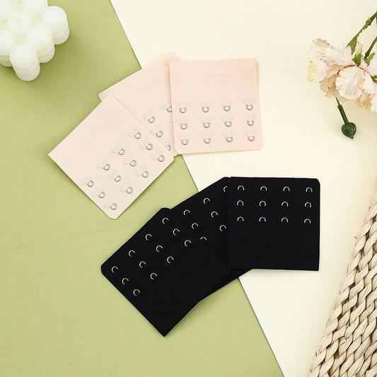 Boucles d'extension de soutien-gorge de couleur unie (6 pièces)