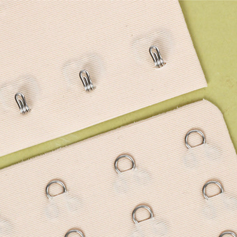Boucles d'extension de soutien-gorge de couleur unie (6 pièces)