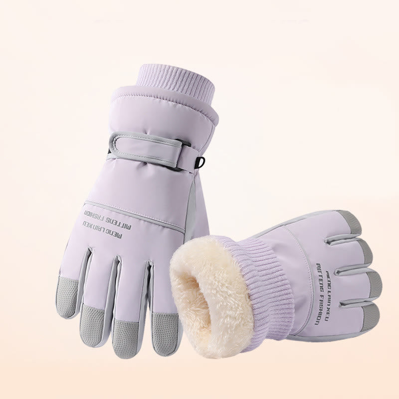 Gants de ski imperméables pour écran tactile - Violet - Taille unique - image 10