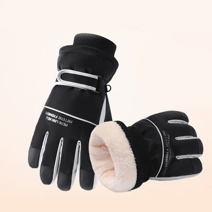Gants de ski imperméables pour écran tactile - Noir - Taille unique - image 12