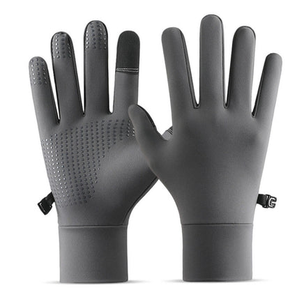Gants d'hiver chauds pour écran tactile - Gris - XL - image 3