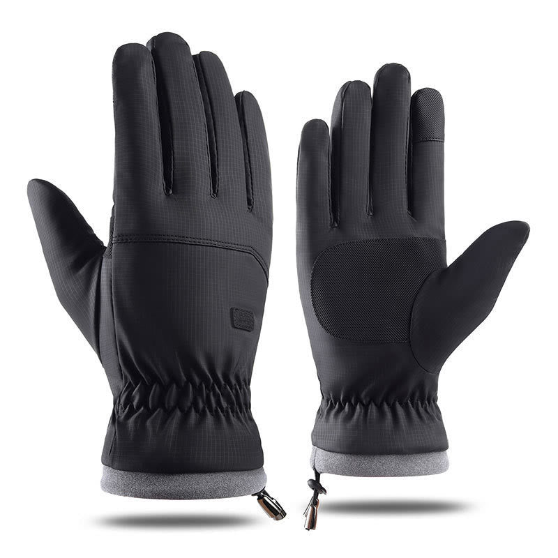 Gants de ski épais et imperméables - Noir - Taille unique - image 0