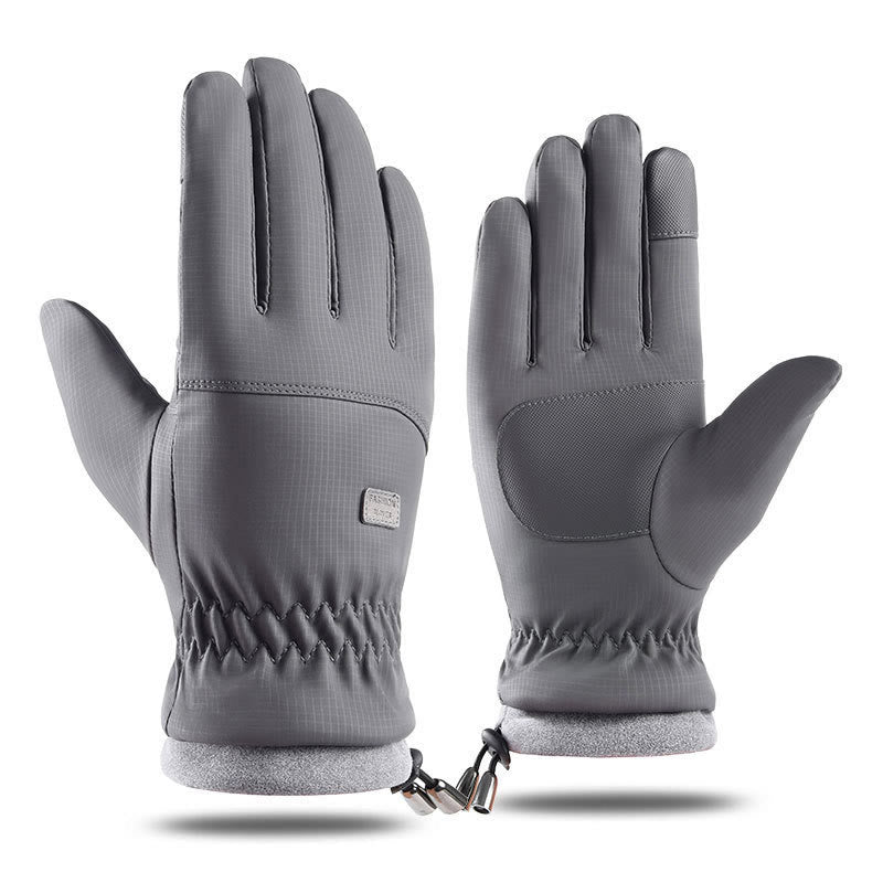 Gants de ski épais et imperméables - Gris - Taille unique - image 2