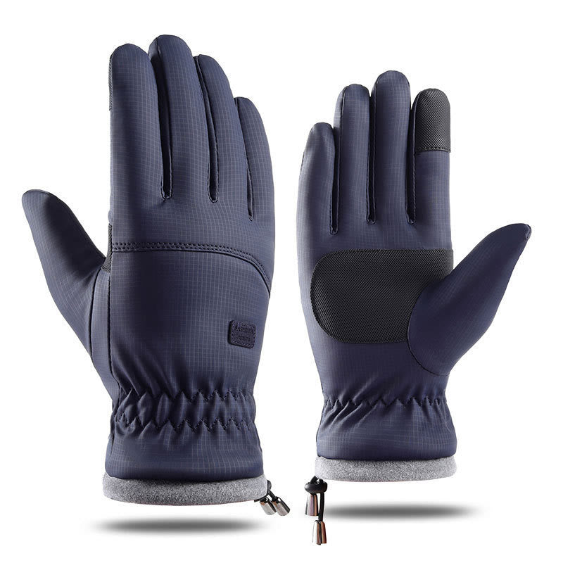 Gants de ski épais et imperméables - Bleu - Taille unique - image 3