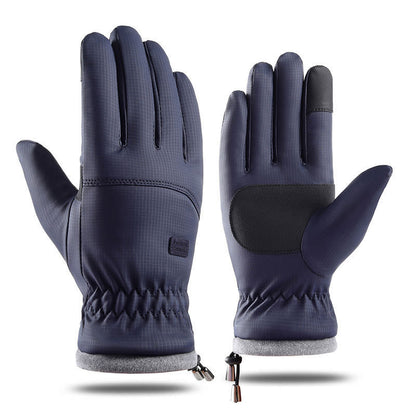 Gants de ski épais et imperméables - Bleu - Taille unique - image 3