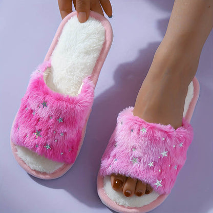 Chaussons étoiles dégradées de couleurs - image 1