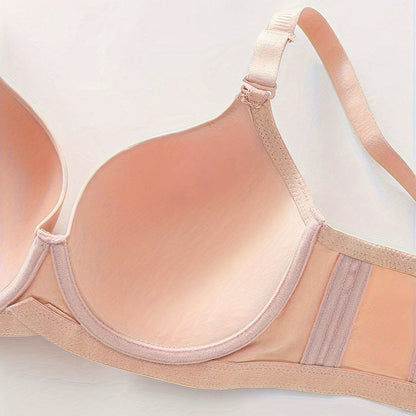Soutien-gorge push-up à armatures, fin et lisse, sans coutures