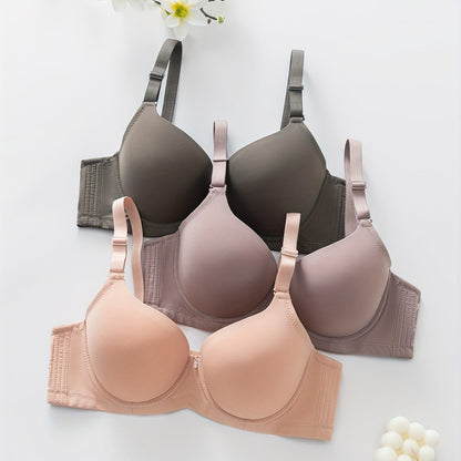 Soutien-gorge push-up à armatures, fin et lisse, sans coutures - image 0