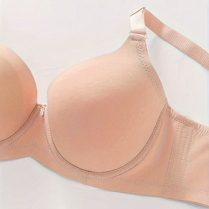 Soutien-gorge push-up à armatures, fin et lisse, sans coutures