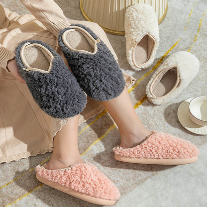 Chaussons doux en peluche grande taille - image 2