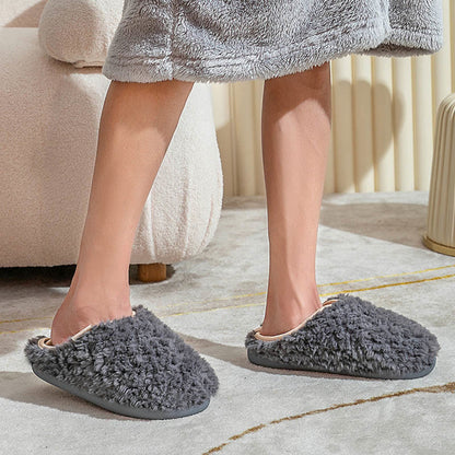 Chaussons doux en peluche grande taille - image 4